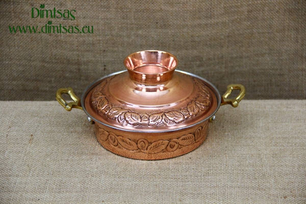Copper Pot Carved No1