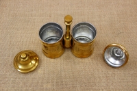 Brass Sugar Pot Double Fifth Depiction
